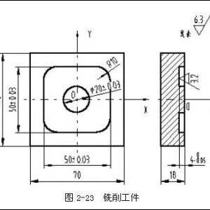 数控铣床编程实例，一步一步成为编程大神！