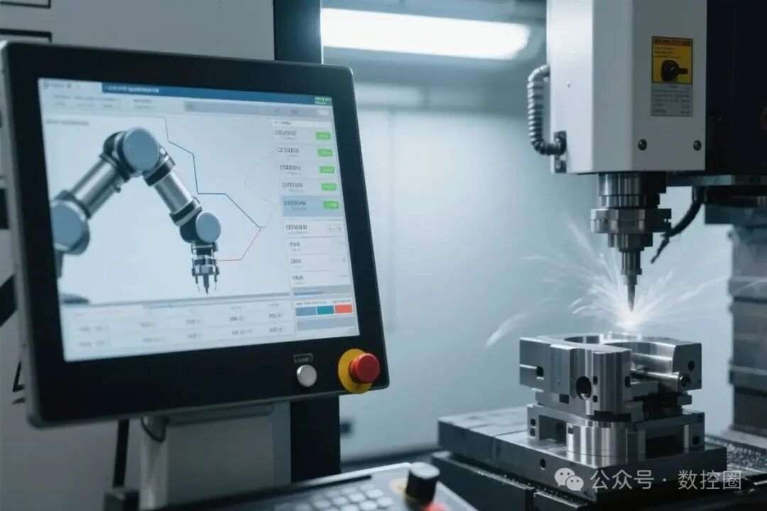 CNC加工中心操作示意图