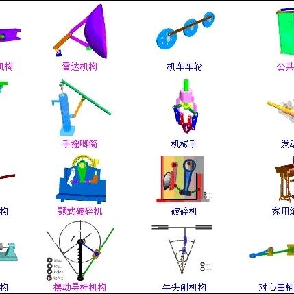 看懂这些机械原理图，顶你在学校学四年~